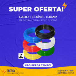 Cabo Flexível 6.0MM