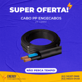 Cabo PP 2x 1.5mm
