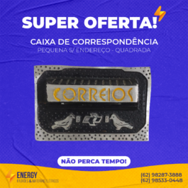 Caixa de Correspondência Pequena S/ Endereço Quadrada