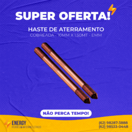 Haste Cobreada 10MM x 1.50MT