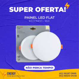 Painel Flat Redondo 18W