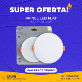 Painel Flat Redondo 24W