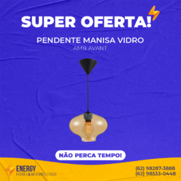 Pendente Manisa Vidro AMB Avant