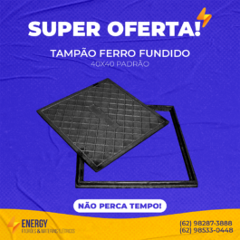 Tampão Ferro Fundido 40×40 Padrão